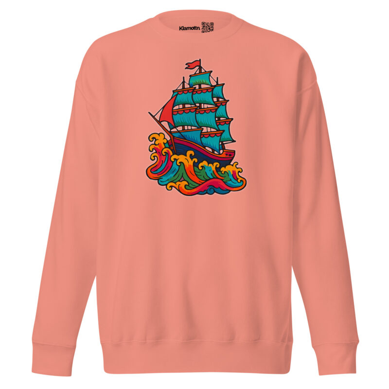 Wildes Piratenschiff Unisex-Premium-Pullover – Sweatshirts – klamottn.de