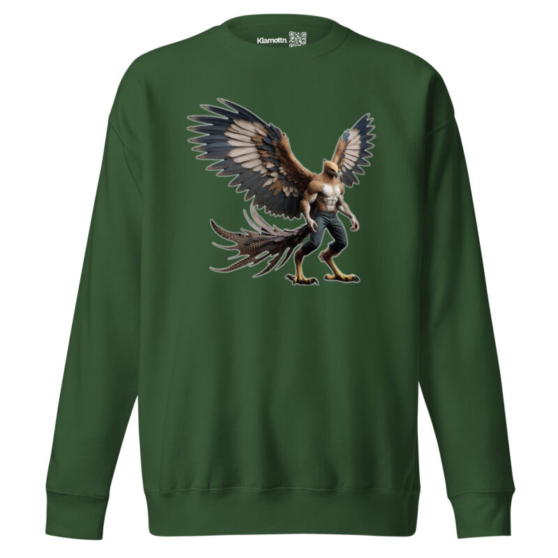 Majestätischer Greifen-Krieger Unisex-Premium-Pullover – Sweatshirts – klamottn.de