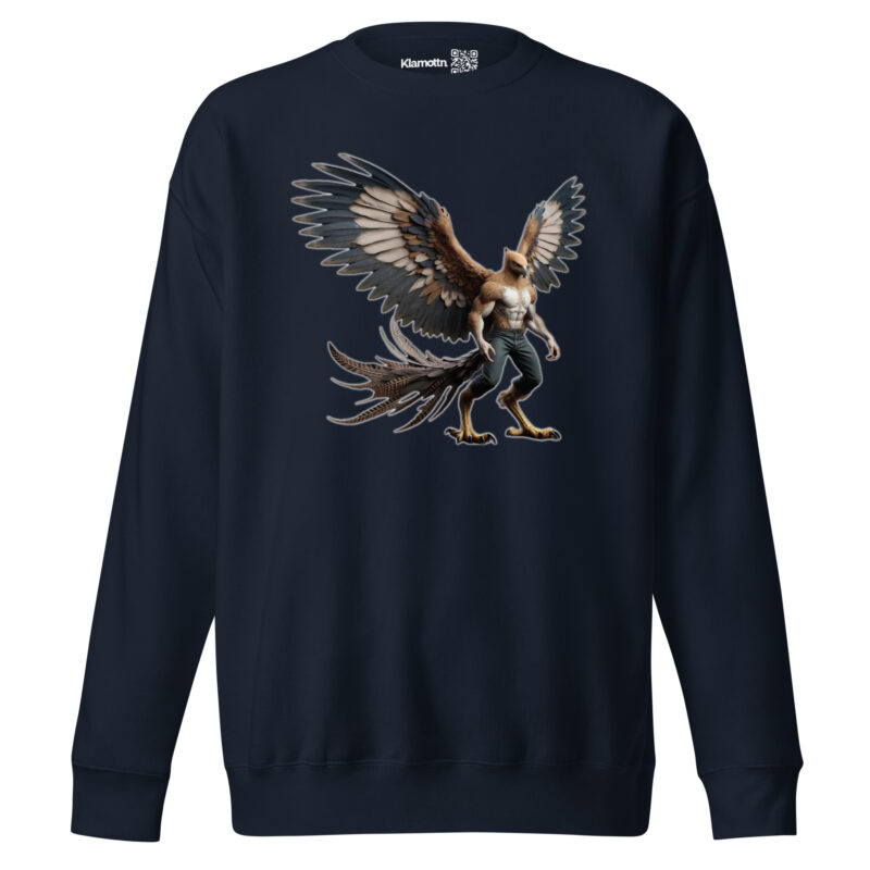 Majestätischer Greifen-Krieger Unisex-Premium-Pullover – Sweatshirts – klamottn.de