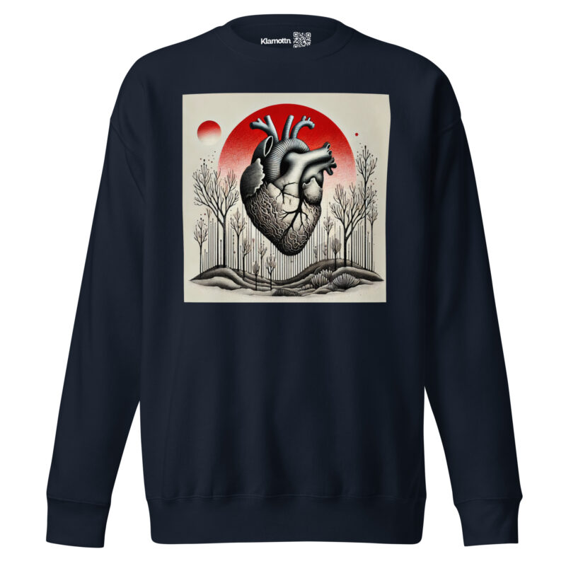 Herz im Schattenwald Unisex-Premium-Pullover – Sweatshirts – klamottn.de