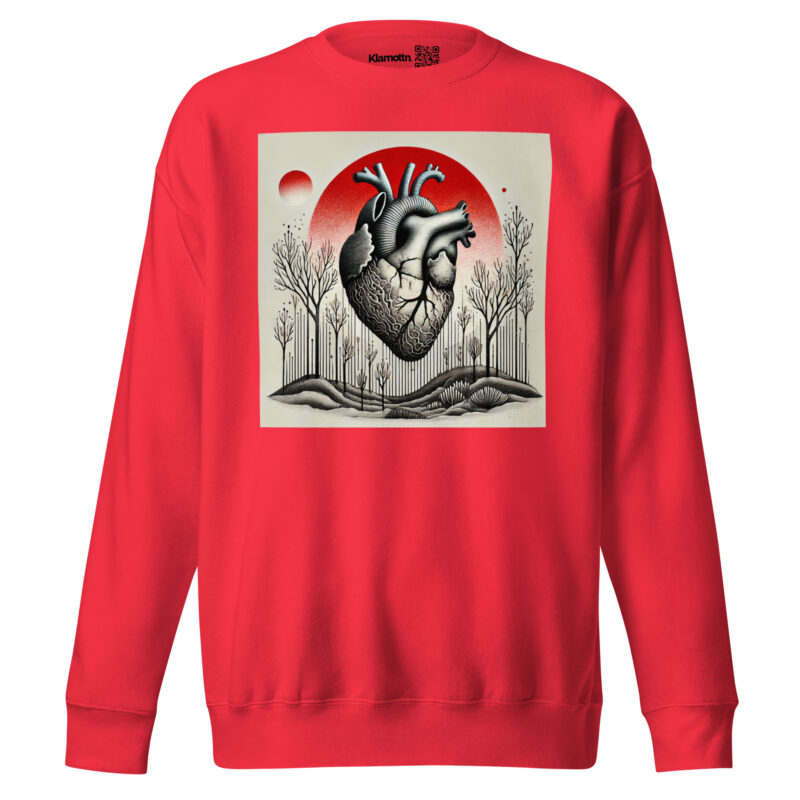 Herz im Schattenwald Unisex-Premium-Pullover – Sweatshirts – klamottn.de