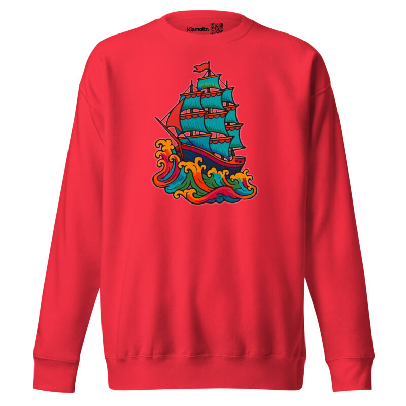 Wildes Piratenschiff Unisex-Premium-Pullover – Sweatshirts – klamottn.de