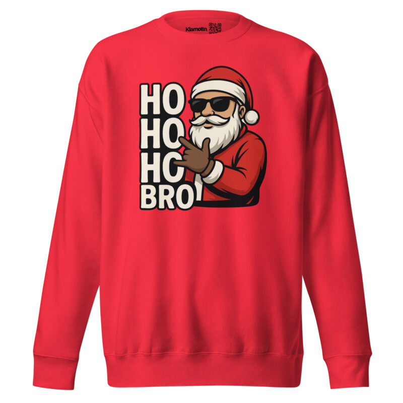 Ho Ho Ho Bro Unisex-Premium-Pullover – Sweatshirts – klamottn.de