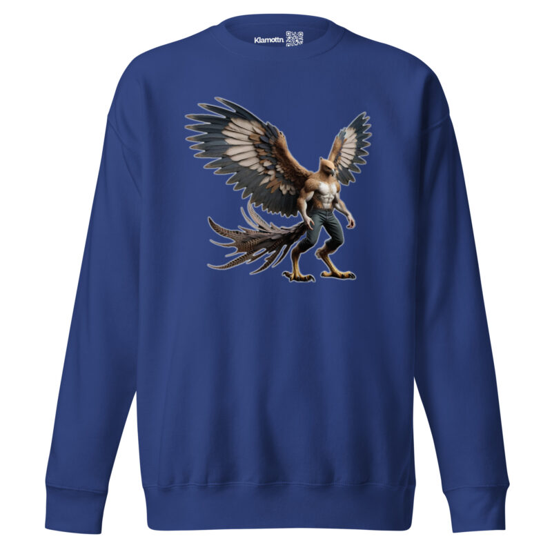 Majestätischer Greifen-Krieger Unisex-Premium-Pullover – Sweatshirts – klamottn.de
