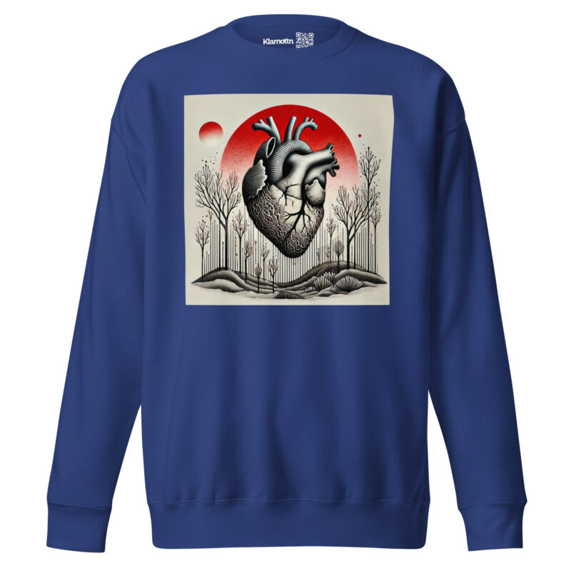 Herz im Schattenwald Unisex-Premium-Pullover – Sweatshirts – klamottn.de