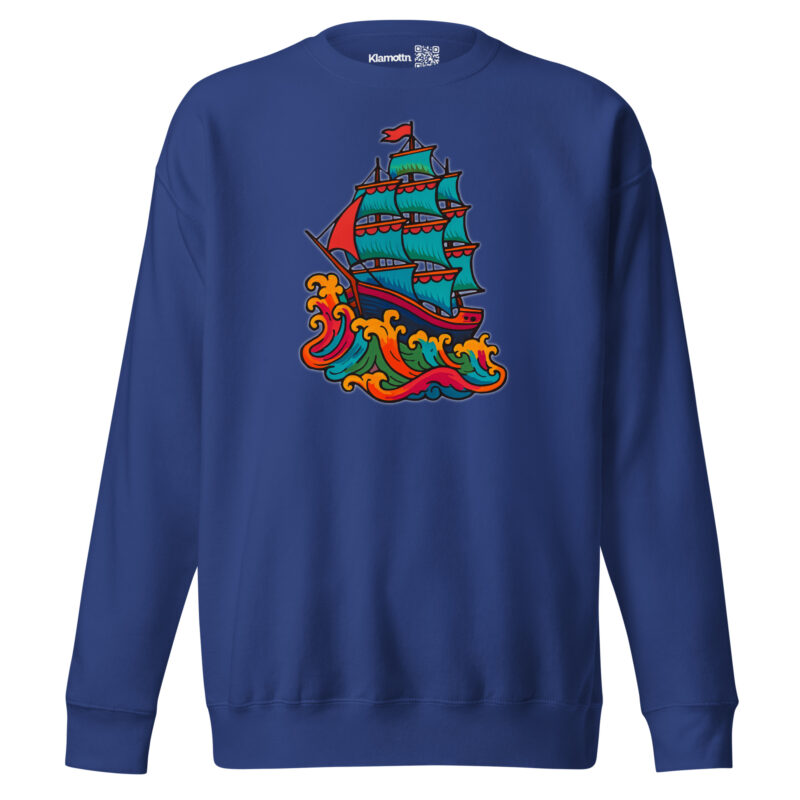 Wildes Piratenschiff Unisex-Premium-Pullover – Sweatshirts – klamottn.de