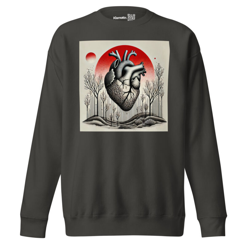 Herz im Schattenwald Unisex-Premium-Pullover – Sweatshirts – klamottn.de