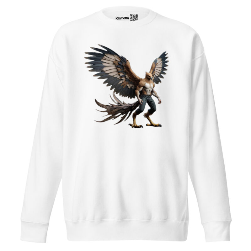 Majestätischer Greifen-Krieger Unisex-Premium-Pullover – Sweatshirts – klamottn.de