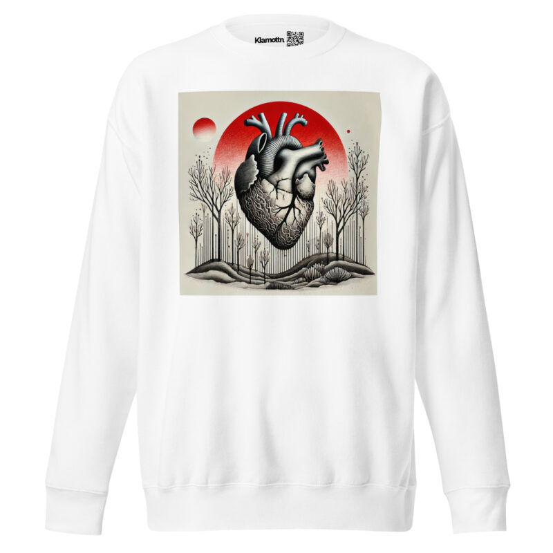 Herz im Schattenwald Unisex-Premium-Pullover – Sweatshirts – klamottn.de