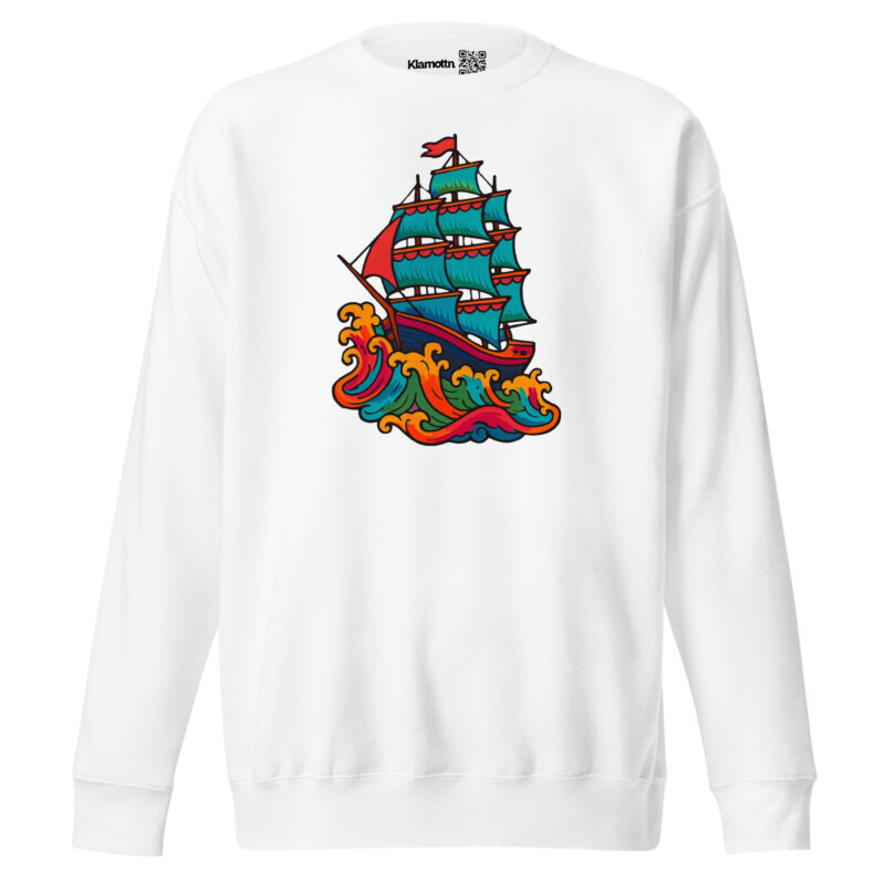 Wildes Piratenschiff Unisex-Premium-Pullover – Sweatshirts – klamottn.de