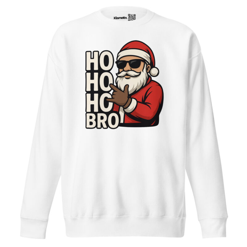 Ho Ho Ho Bro Unisex-Premium-Pullover – Sweatshirts – klamottn.de