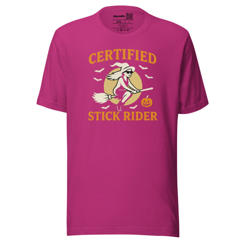 Certified Stick Rider Unisex-T-Shirt – T-Shirts – klamottn.de