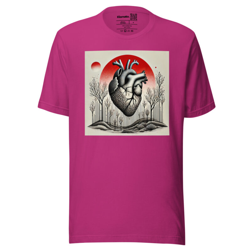 Herz im Schattenwald Unisex-T-Shirt – T-Shirts – klamottn.de