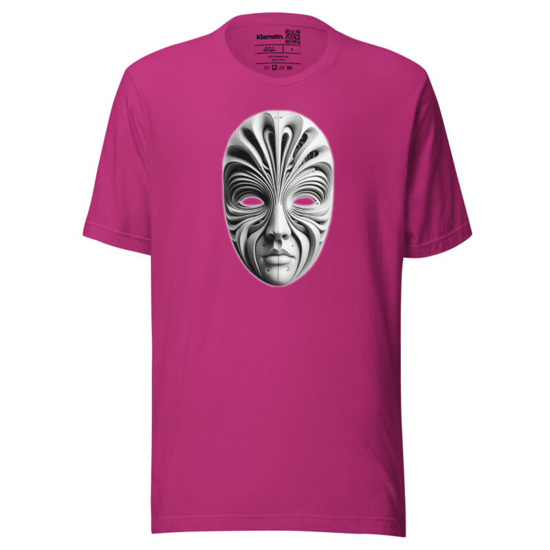 Futuristische Skulpturenmaske Unisex-T-Shirt – T-Shirts – klamottn.de