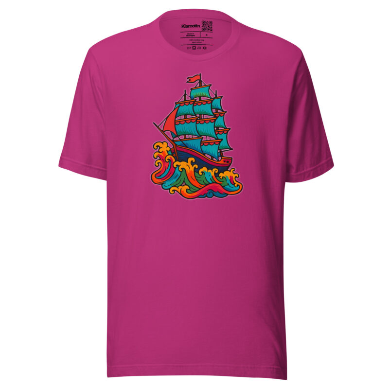 Wildes Piratenschiff Unisex-T-Shirt – T-Shirts – klamottn.de