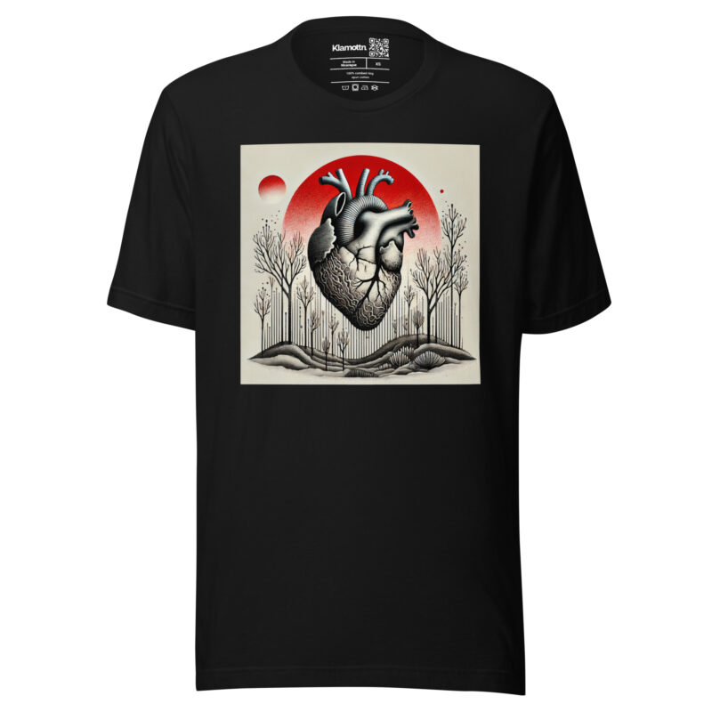 Herz im Schattenwald Unisex-T-Shirt – T-Shirts – klamottn.de