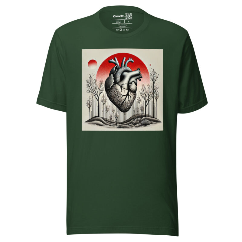 Herz im Schattenwald Unisex-T-Shirt – T-Shirts – klamottn.de