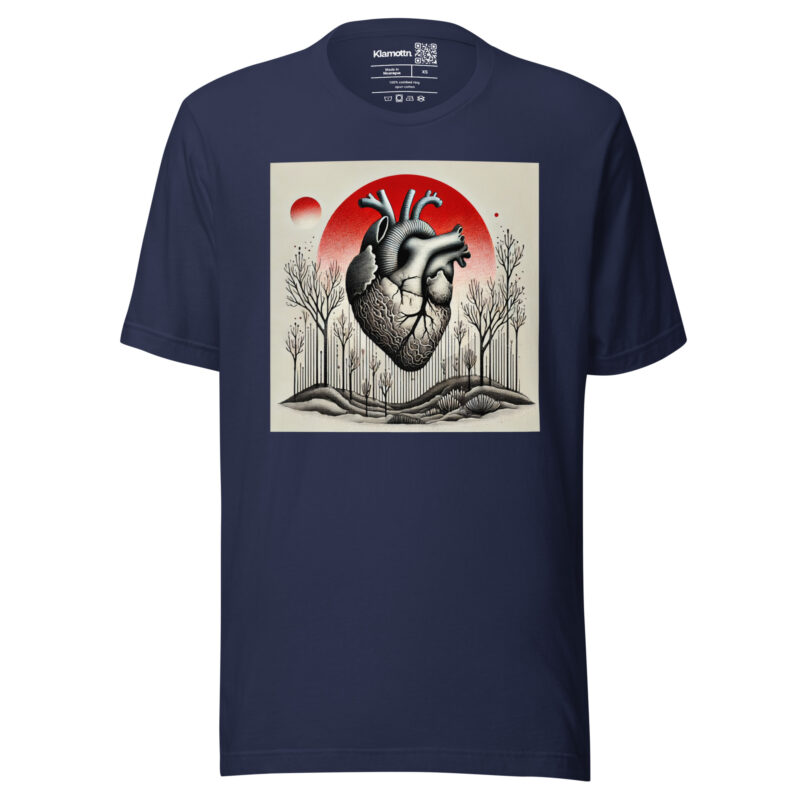 Herz im Schattenwald Unisex-T-Shirt – T-Shirts – klamottn.de