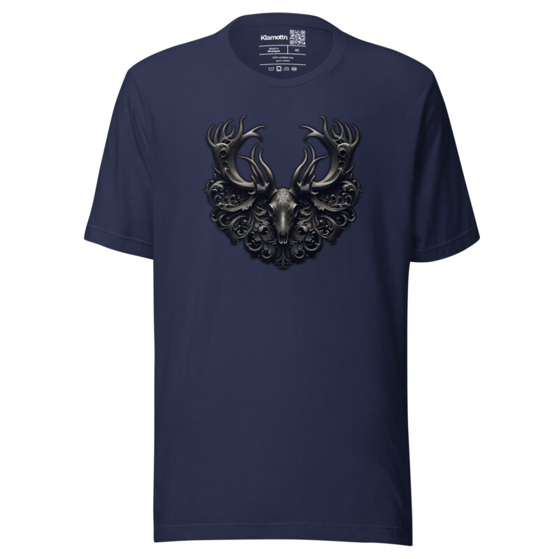 Mystischer Hirschschädel Unisex-T-Shirt – T-Shirts – klamottn.de