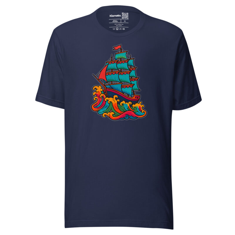 Wildes Piratenschiff Unisex-T-Shirt – T-Shirts – klamottn.de