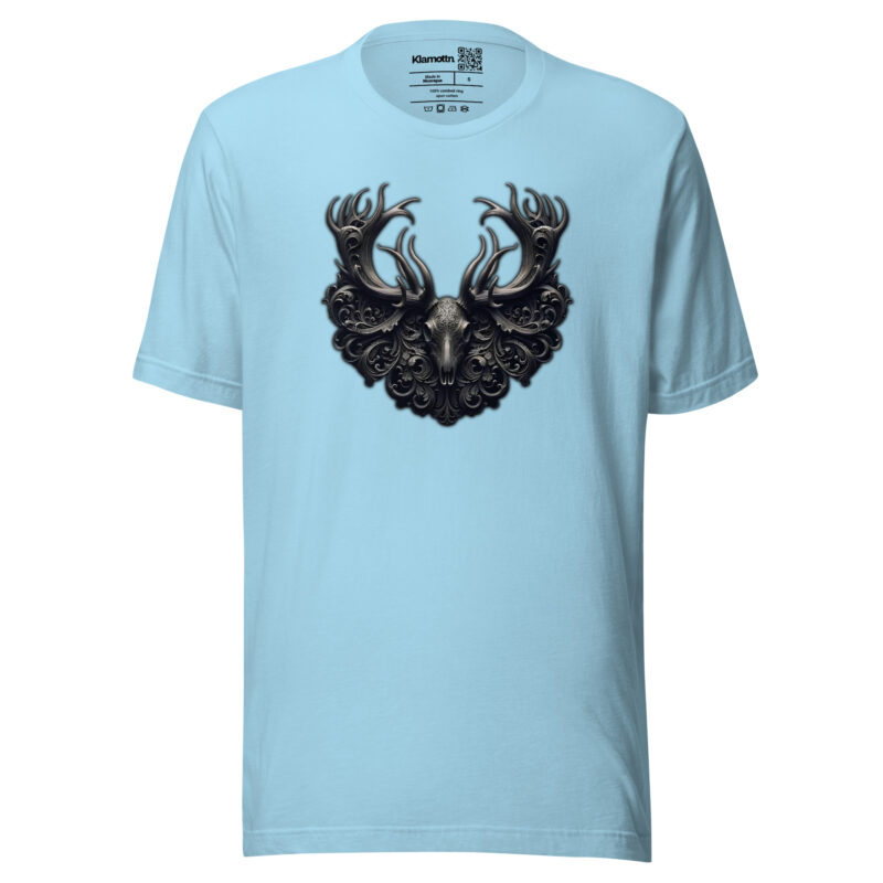 Mystischer Hirschschädel Unisex-T-Shirt – T-Shirts – klamottn.de