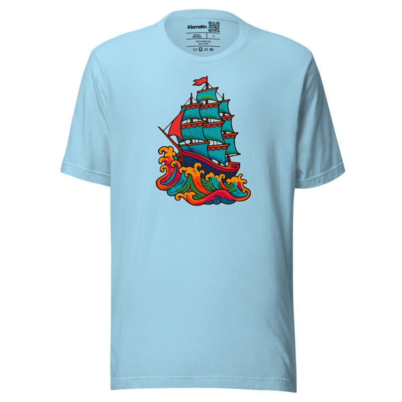 Wildes Piratenschiff Unisex-T-Shirt – T-Shirts – klamottn.de