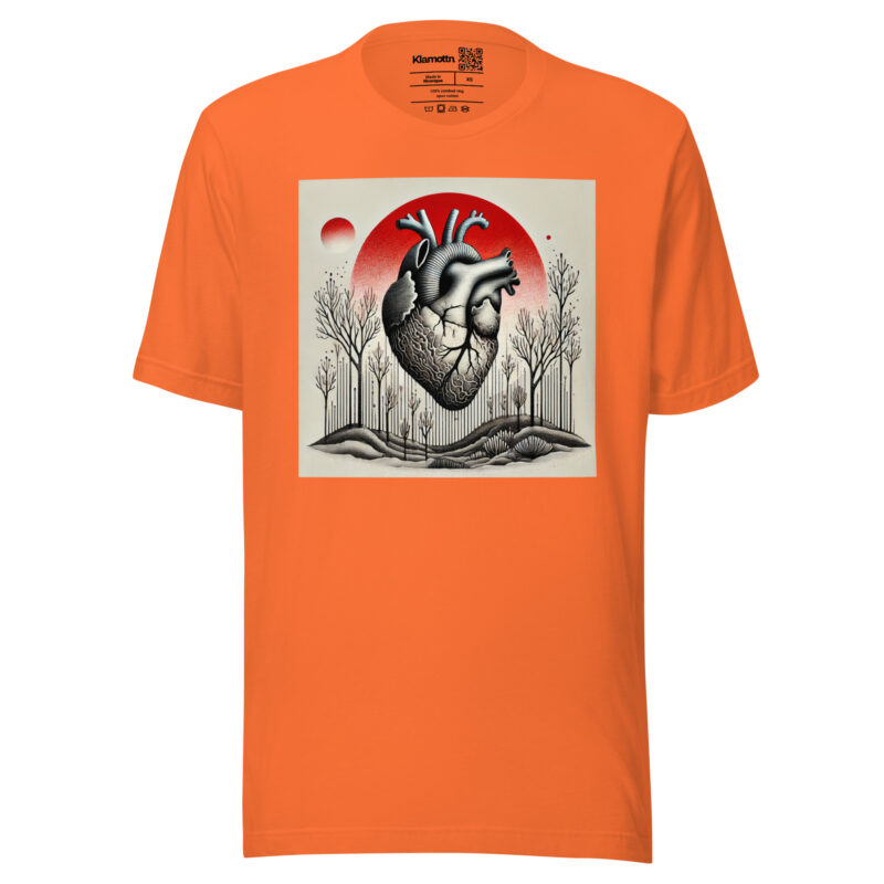 Herz im Schattenwald Unisex-T-Shirt – T-Shirts – klamottn.de