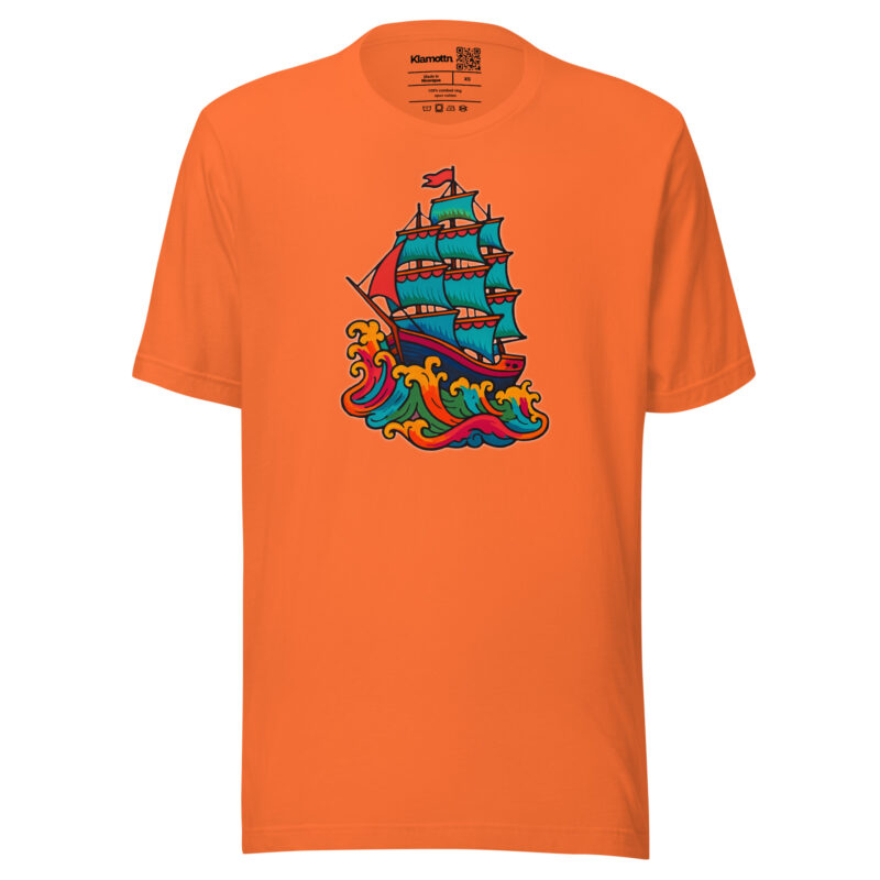 Wildes Piratenschiff Unisex-T-Shirt – T-Shirts – klamottn.de