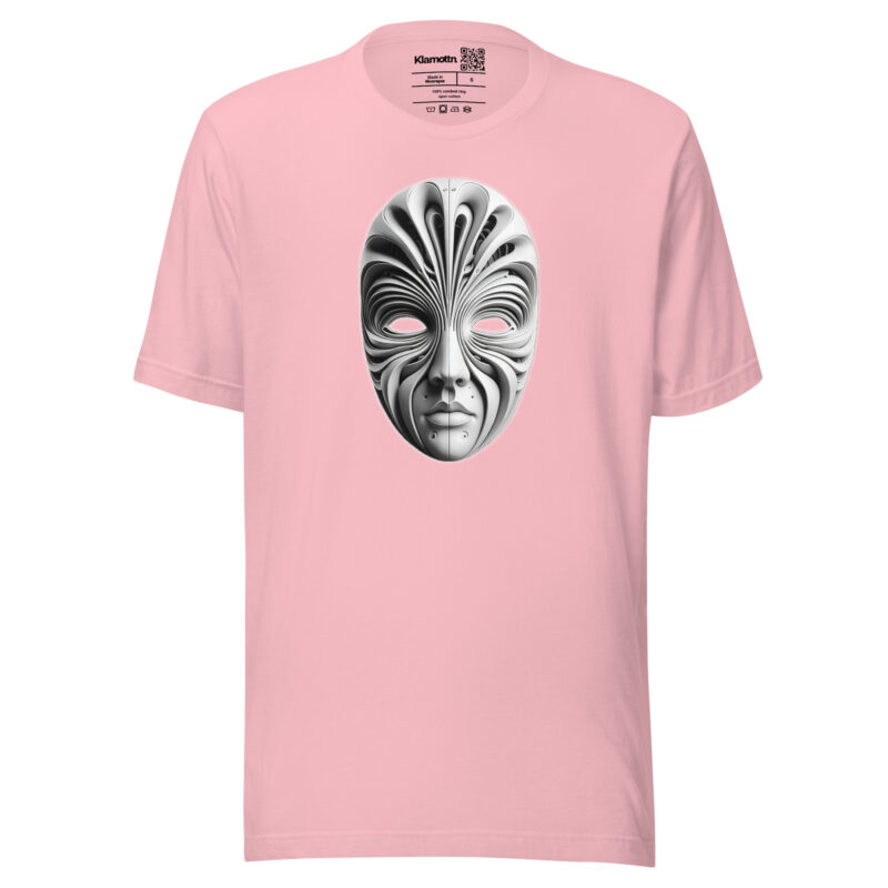 Futuristische Skulpturenmaske Unisex-T-Shirt – T-Shirts – klamottn.de