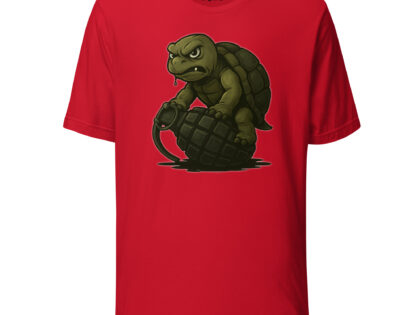 Wütende Schildkröte auf Granate Unisex-T-Shirt – T-Shirts – klamottn.de Wütende Schildkröte auf Granate Unisex-T-Shirt – T-Shirts – klamottn.de