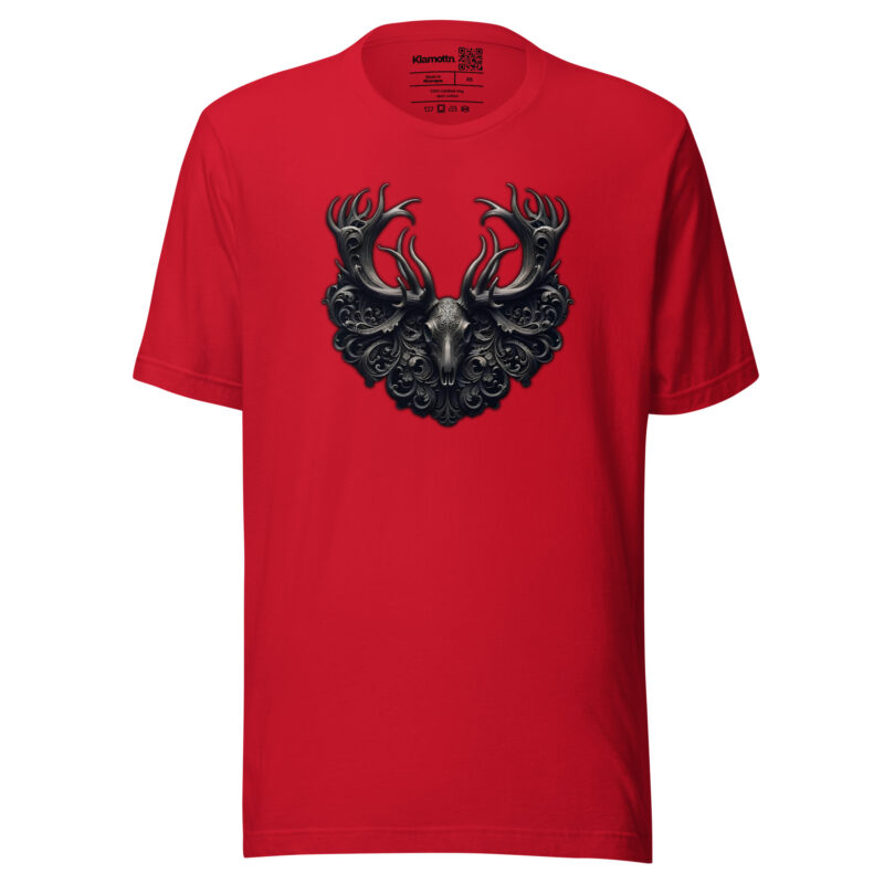 Mystischer Hirschschädel Unisex-T-Shirt – T-Shirts – klamottn.de