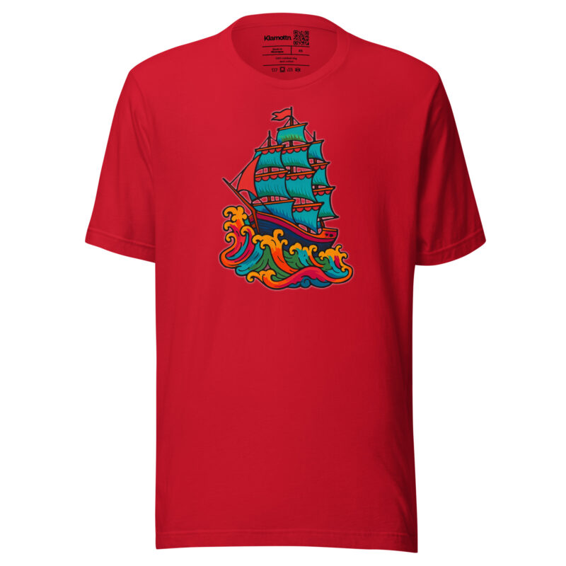 Wildes Piratenschiff Unisex-T-Shirt – T-Shirts – klamottn.de