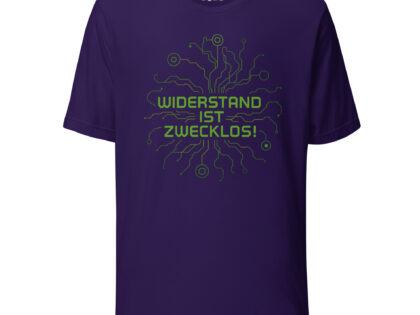 Widerstand ist zwecklos Unisex-T-Shirt – T-Shirts – klamottn.de Widerstand ist zwecklos Unisex-T-Shirt – T-Shirts – klamottn.de