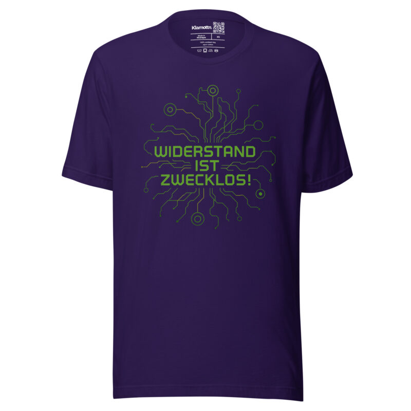 Widerstand ist zwecklos Unisex-T-Shirt – T-Shirts – klamottn.de
