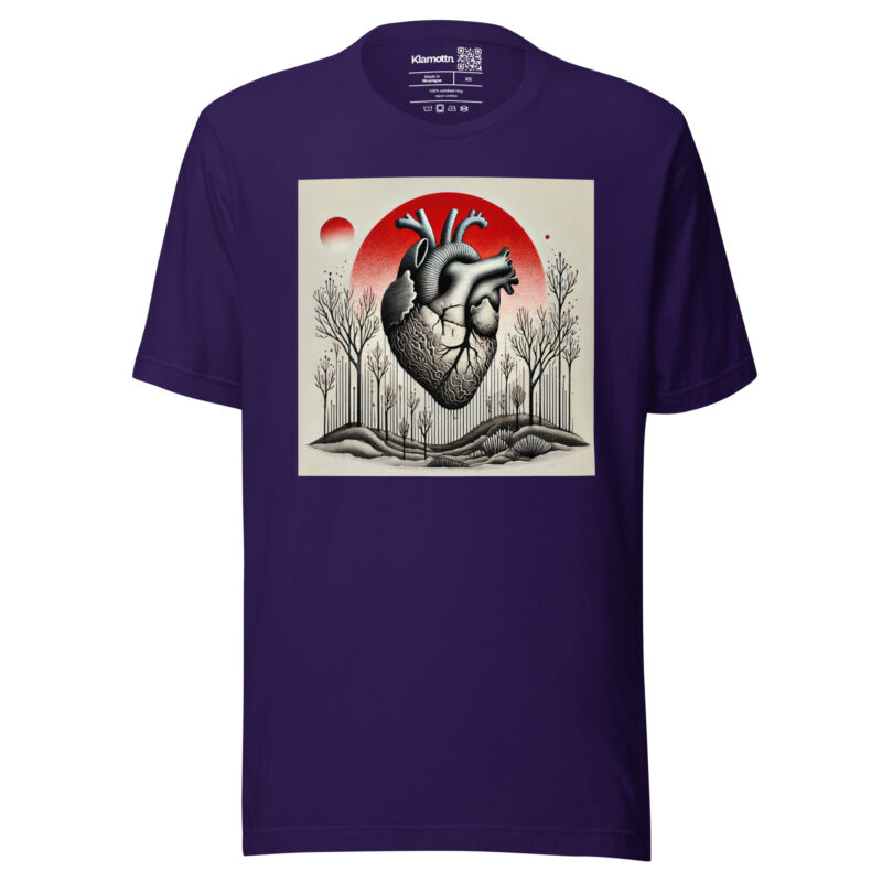 Herz im Schattenwald Unisex-T-Shirt – T-Shirts – klamottn.de