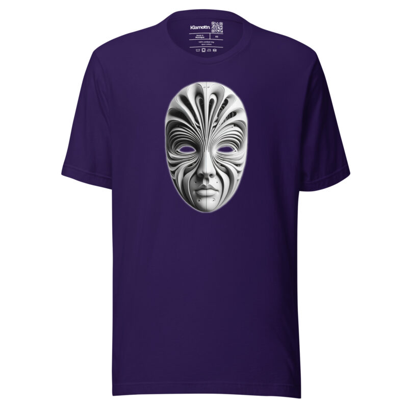 Futuristische Skulpturenmaske Unisex-T-Shirt – T-Shirts – klamottn.de
