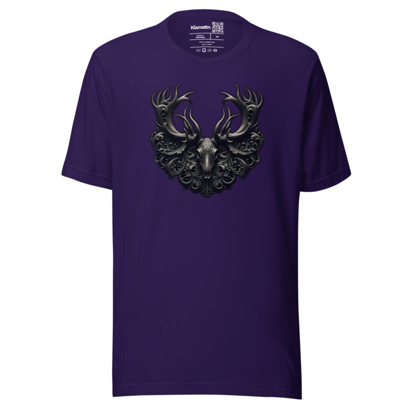Mystischer Hirschschädel Unisex-T-Shirt – T-Shirts – klamottn.de