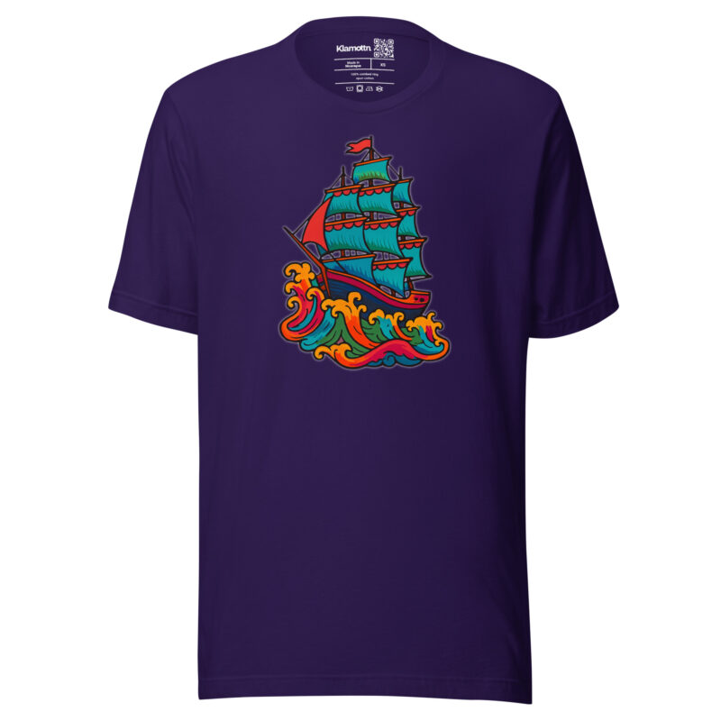 Wildes Piratenschiff Unisex-T-Shirt – T-Shirts – klamottn.de