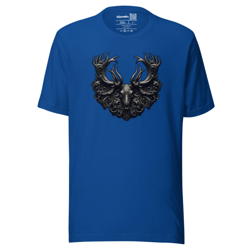 Mystischer Hirschschädel Unisex-T-Shirt – T-Shirts – klamottn.de