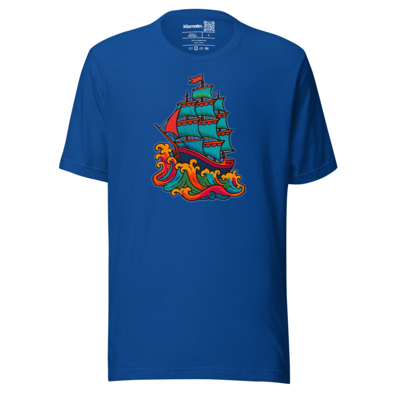 Wildes Piratenschiff Unisex-T-Shirt – T-Shirts – klamottn.de