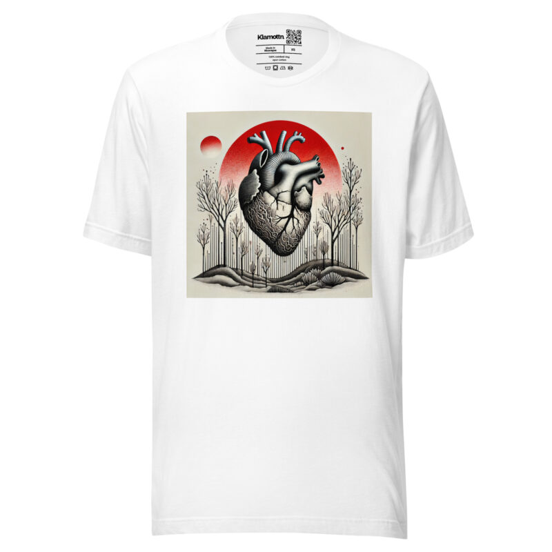 Herz im Schattenwald Unisex-T-Shirt – T-Shirts – klamottn.de