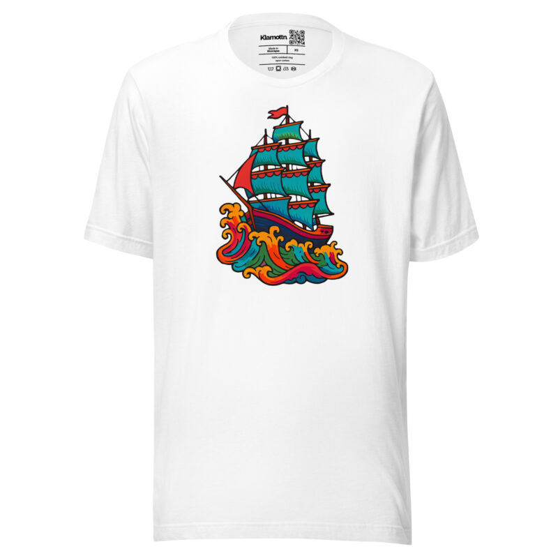 Wildes Piratenschiff Unisex-T-Shirt – T-Shirts – klamottn.de