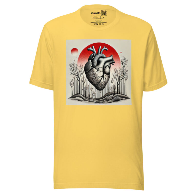 Herz im Schattenwald Unisex-T-Shirt – T-Shirts – klamottn.de