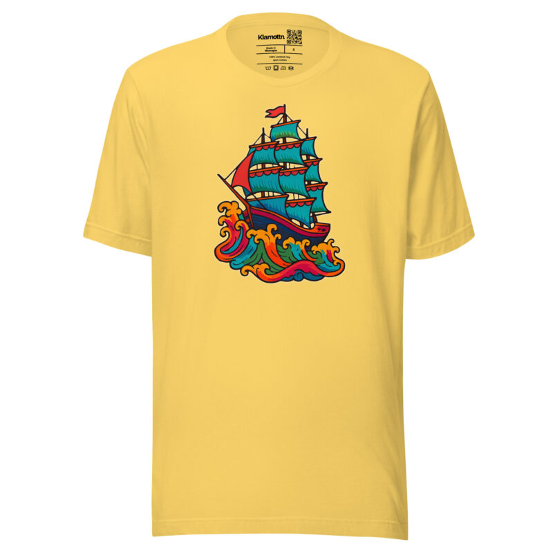 Wildes Piratenschiff Unisex-T-Shirt – T-Shirts – klamottn.de