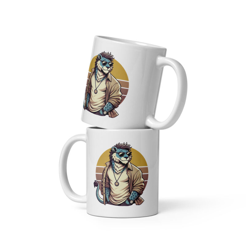 Retro-Leo im Streetstyle Tasse – Home & Living – klamottn.de