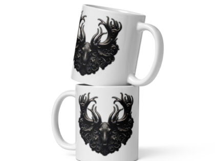 Mystischer Hirschschädel Tasse – Home & Living – klamottn.de Mystischer Hirschschädel Tasse – Home & Living – klamottn.de