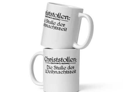 Christstolle: Die Stulle der Weihnachtszeit Tasse – Home & Living – klamottn.de Christstolle: Die Stulle der Weihnachtszeit Tasse – Home & Living – klamottn.de