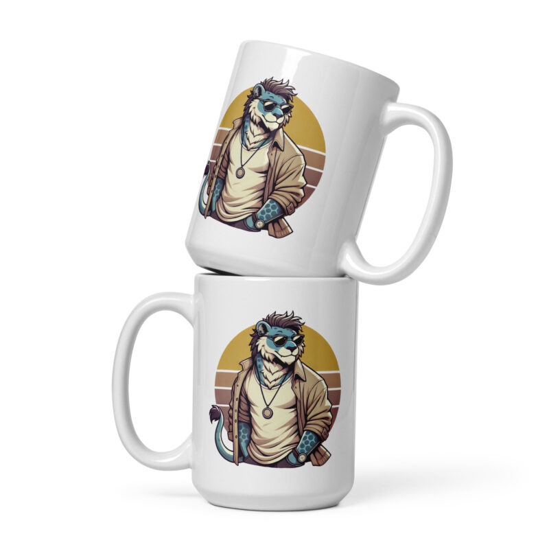 Retro-Leo im Streetstyle Tasse – Home & Living – klamottn.de