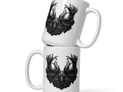Mystischer Hirschschädel Tasse – Home & Living – klamottn.de Mystischer Hirschschädel Tasse – Home & Living – klamottn.de