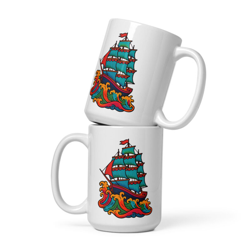 Wildes Piratenschiff Tasse – Home & Living – klamottn.de